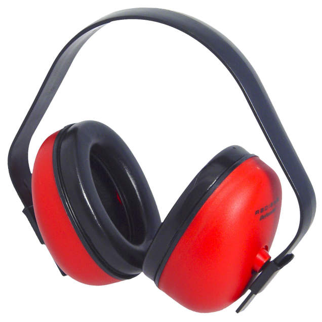 NRR 23 • Economical hearing protection • Ultra lightweight • Fully dielectric construction Def-Guard™ Earmuff - Red