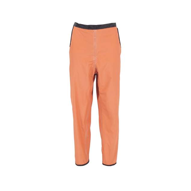 Reversible Rain Trousers • Elastic Waist • Plain Front Orange/Black - Size 4X