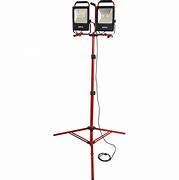 10,000 Lumen LED Dual Fixture Work Light on Tripod Stand