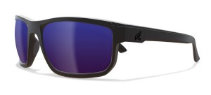 Defiance - Black Frame/ Polarized Aqua Precision Blue Mirror Lens