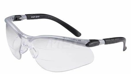 11457-00000-20 - 3M™ BX™ Dual Reader Protective Eyewear 11457-00000-20, Clear Anti-Fog
Lens, Silver/Black Frame, +1.5 Top/Bottom Diopter. 20 ea/Case