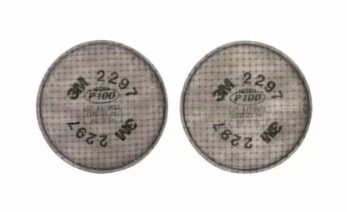 2297 - 3M™ Advanced Particulate Filter 2297, P100, with Nuisance Level Organic
Vapor Relief, 100 EA/Case
