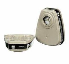 6001 - 3M™ Organic Vapor Cartridge 6001, 30/EA