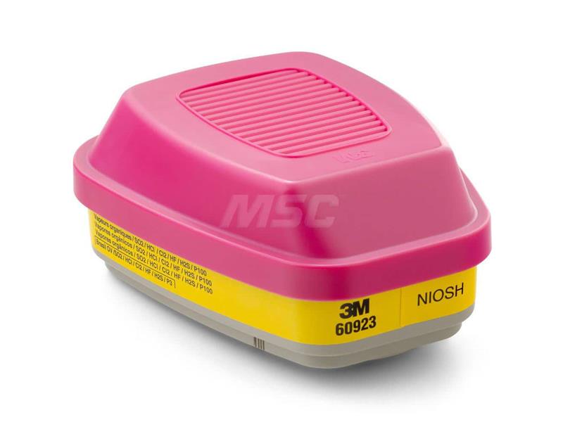 60923 - 3M™ Organic Vapor/Acid Gas Cartridge/Filter 60923, P100, 30 Pr/Case