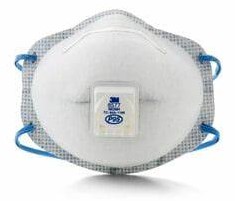 8577 - 3M™ Particulate Respirator 8577, P95, with Nuisance Level Organic Vapor
Relief 10/bx  8bx/Case