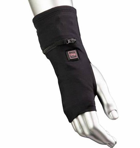HEATED LINER GLOVE, BATTERY OPERATED, 3.7V HEATING SYSTEM, BLACK, ONE SIZE - Black - OS