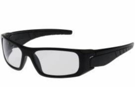 Glasses, SQUADRON, CLEAR LENS, AS/AF, BLACK FRAME - Black - OS