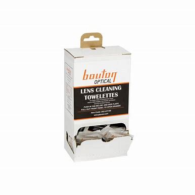 100 Individually packaged Lens Cleaning Towelettes in a box