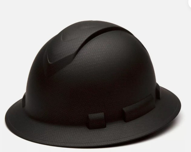 HPC IND Ridgeline Full Brim 4 Pt Ratchet Suspension - Black Graphite Pattern