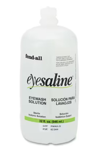 Eyewash, Sterile 32oz bottles 12/cs