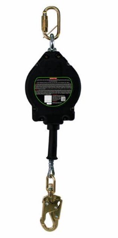 Cable Single Leg 30' SRL with Steel Snap Hook End