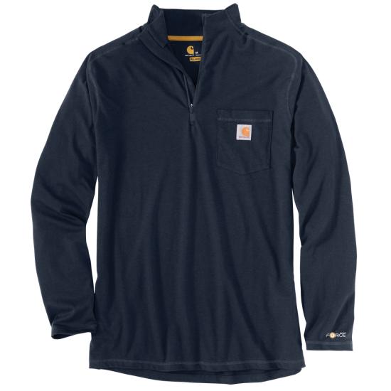 Carhartt Men's Force Relaxed Fit Quarter Zip Pocket T-Shirt
