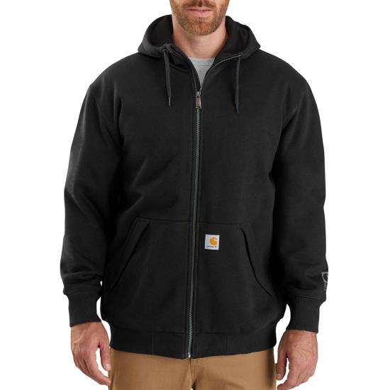 Carhartt Men's Rain Defender Loose Fit Midweight Thermal-Lined Zip Sweatshirt 
