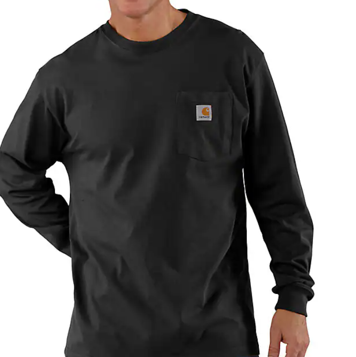 Carhartt Men's Loose Fit Heavyweight Long-Sleeve Pocket T-Shirt
