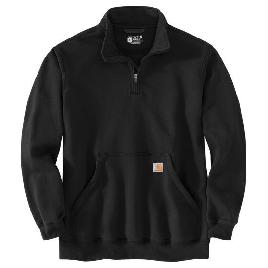 Carhartt Men's Loose Fit Midweight Quarter-Zip Mock-Neck Sweatshirt 