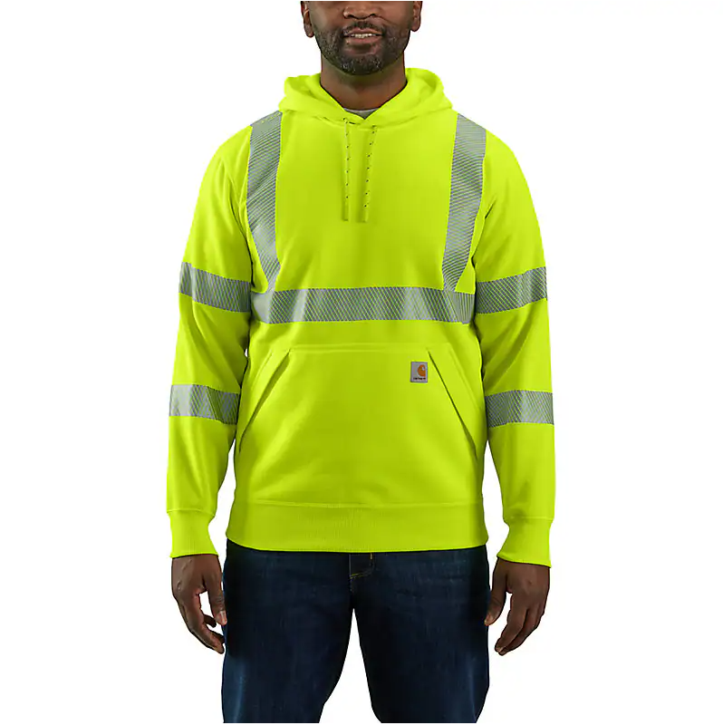 Carhartt Men's High-Visibility Loose Fit Midweight Class 3 Hoodie