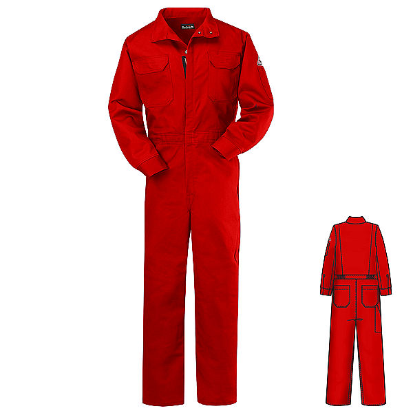 Coveralls, FR, Premium, 9oz Nomex Red, CEB2RD