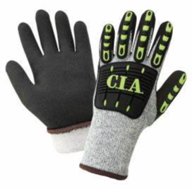 CIA300INT-DOZEN Vise Gripster® C.I.A. - Cut and Impact Resistant Cold Weather Gloves - Impact Level 1, A4