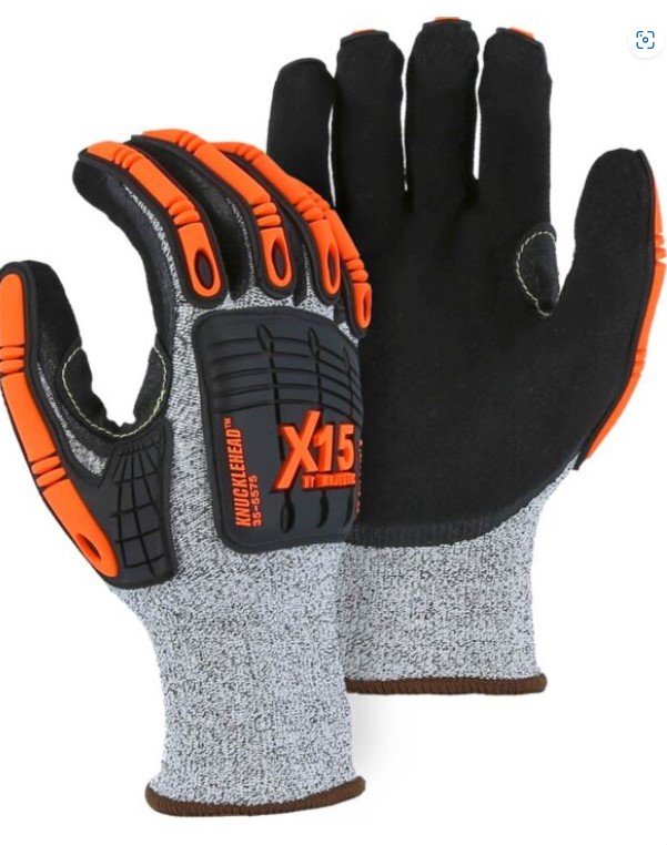 Glove, X15, Cut Level 3 impact, Poly Coated