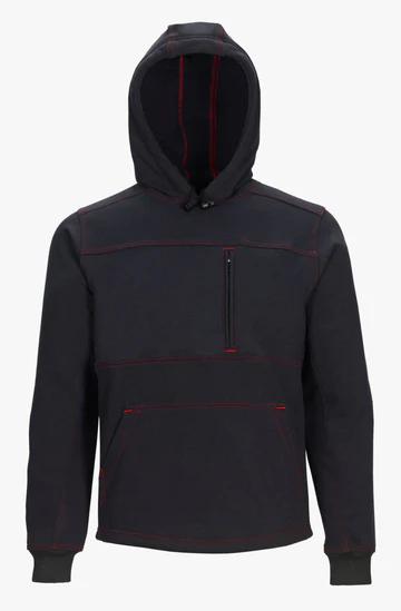 Jacket, FR, NFPA 2112 and NFPA 70E compliant for flash fire and arc flash. FR jacket/hoodie. 