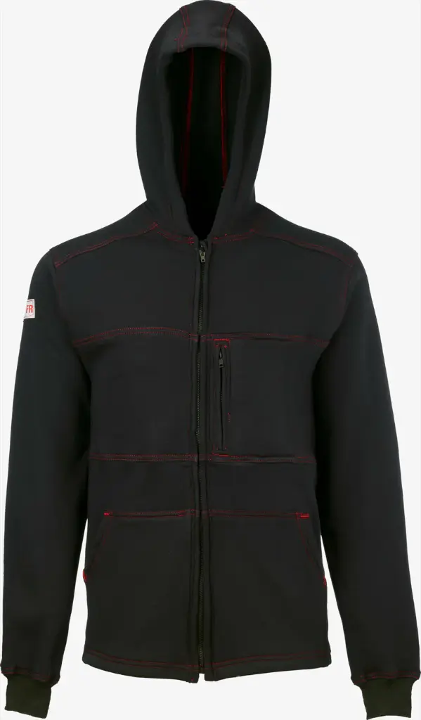 Jacket - NFPA 2112 & NFPA 70E Compliant - CAT 3 Protection - FR Hoodie with Full Zip - Variants