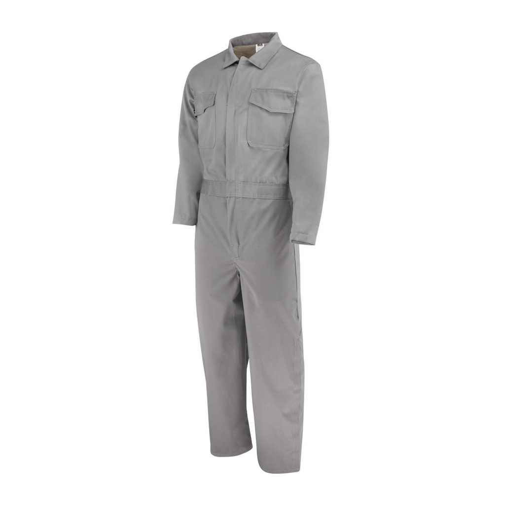 Coverall 88% Cotton - 12% Nylon 7 oz • ARC Rating 8.6 • CAT 2 • NFPA 70E • NFPA 2112 - (Grey, Khaki or Navy)