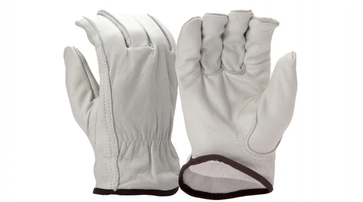 GL2006K-Pairs Gloves, Value Cow Lthr Kystn Thumb Fleece Lnr
