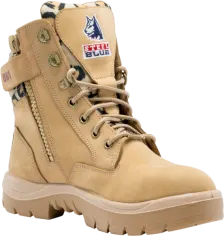Southern Cross Zip Womens Boot, Steel Toe Cap