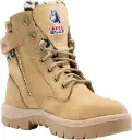 Southern Cross Zip Womens Boot, Steel Toe Cap