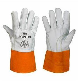 1338-PAIR Gloves, Tillman, Goatskin, TIG glove, 4" cuff