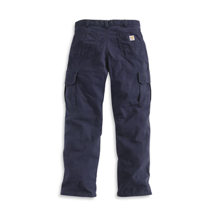 Men Flame Resistant Canvas Cargo Pants - Navy