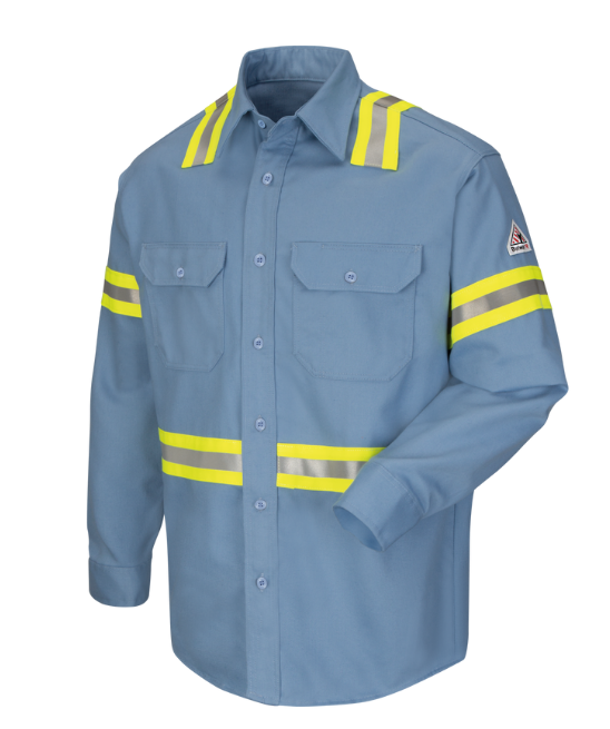 Men's Midweight FR Enhanced Visibility Uniform Shirt