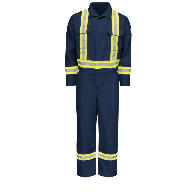 Men's Midweight Nomex FR Premium Coverall w/ CSA Compliant Reflective Trim