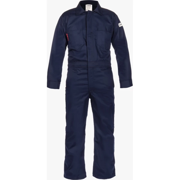 Coverall - For protection against flame - 9oz - 100% FR Cotton Coverall - Navy or Tan