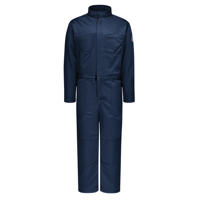 ***Item Discontinued-Limited Quantities*** Men's Excel FR® ComforTouch® Premium Insulated Coverall - Navy