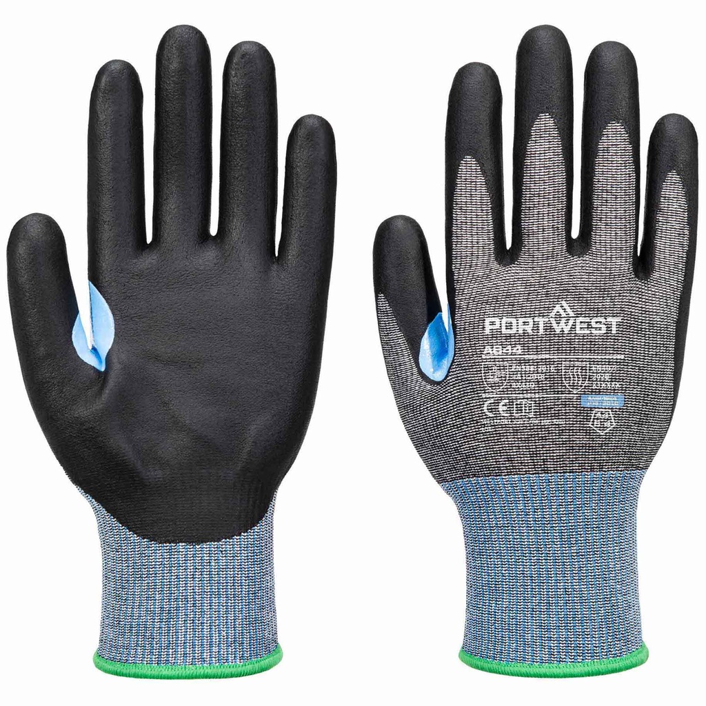 A644 - CS Cut D15 Nitrile Glove A4 - Gray/Black