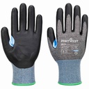 A644 - CS Cut D15 Nitrile Glove A4 - Gray/Black