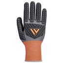 CT46 - CT Cut D18 Nitrile Impact Glove A4 - Gray/Black