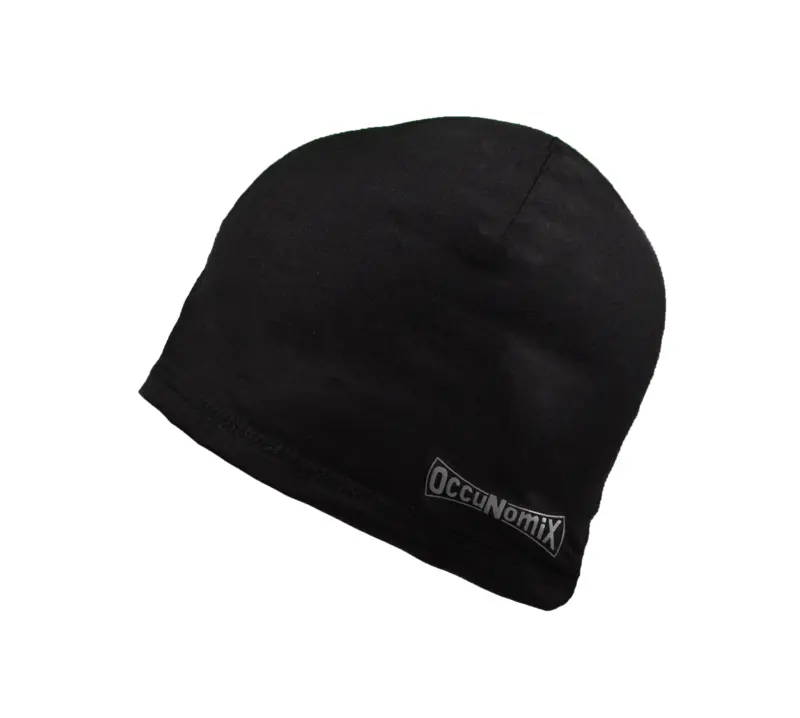 Fleece Skull Cap & Hard Hat Liner - Black or Hi-Vis Lime