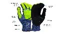 GL613CBZ Micro-Foam Nitrile Work Gloves - Level 3 Impact Resistant TPR Glove