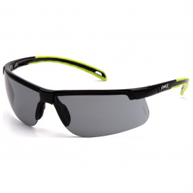 SBL86DTM Glasses, Ever-Lite - H2MAX Anti-Fog - Black/Lime - Clear or Grey Lens