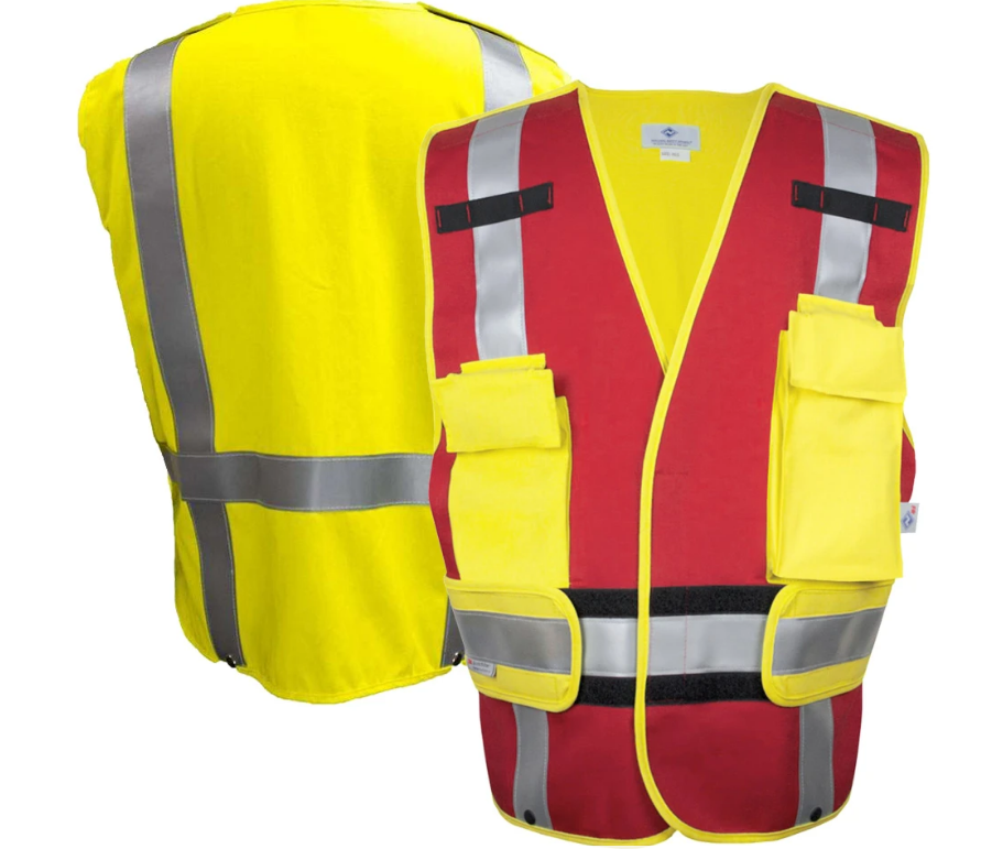 *** Item discontinued***Fire Watch Red Vest - ANSI 207 - FR SZ JUMBO 2X -5X