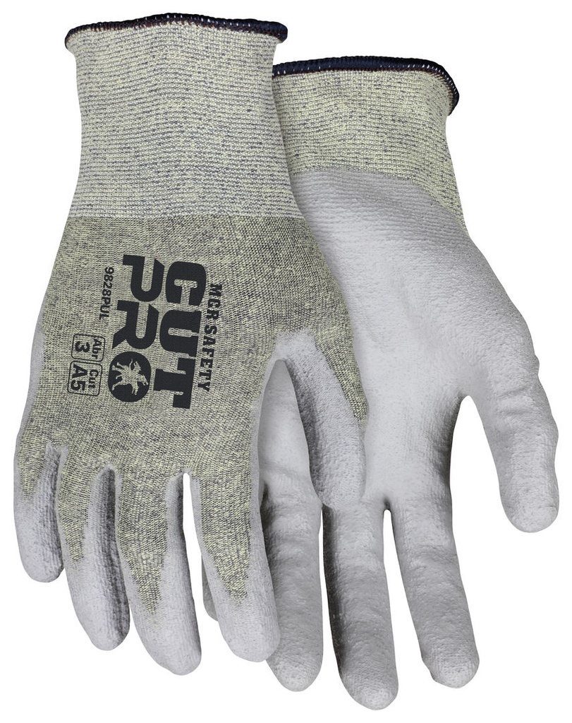 9828PU - MCR Safety CutPro® - 18 Gauge Cut Resistant Shell - Cut, Abrasion, and Puncture Resistant Work Gloves