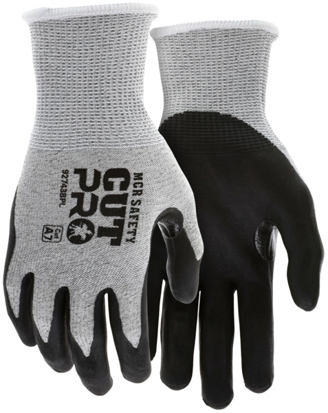92743BP - MCR Safety CutPro® - 13-Gauge HyperMax® Shell - Cut, Abrasion, and Puncture Resistant Work Gloves