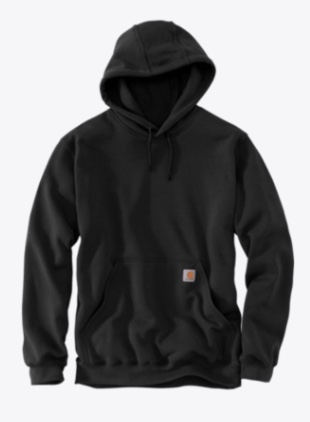 Mens Loose Fit Midweight Hoodie-7 Colors