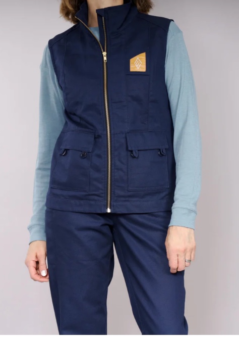 Women's FR Utility Vest - Pageant Blue & Doe