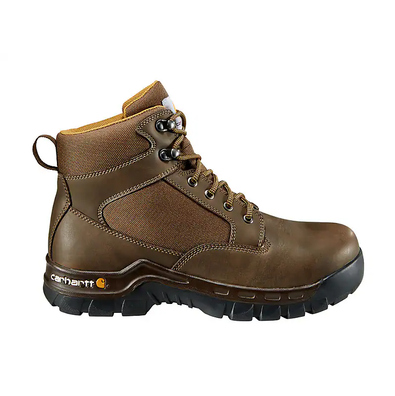 Carhartt - Rugged Flex 6" Waterproof Steel Toe  Work Boot Chocolate Brown Oil Tanned