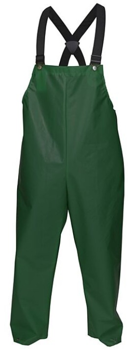 .25mm, TPU/Nylon, Bib Pant, Green - 7 Sizes