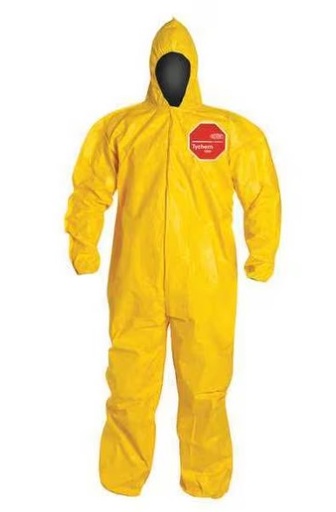 [QC127SYL2X001200] Tychem QC Coverall, hood -2xL