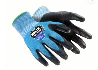 3020-Gloves, Helix HPPE, Steel & glass w/PU palm dip